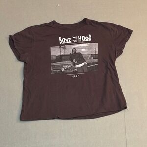 Mad Engine Boyz N The Hood‎ Ice Cube 1991 Graphic T-Shirt Mens XL Black Cotton
